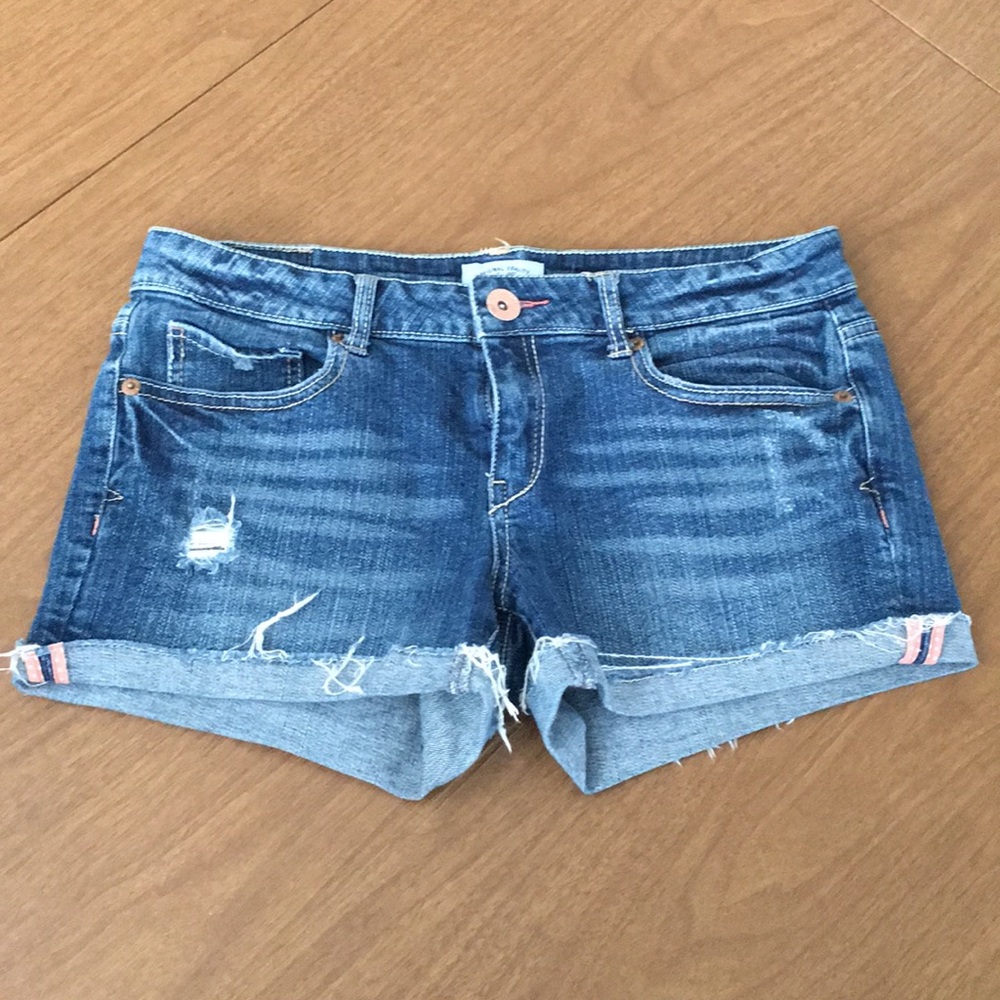 Denim shorts